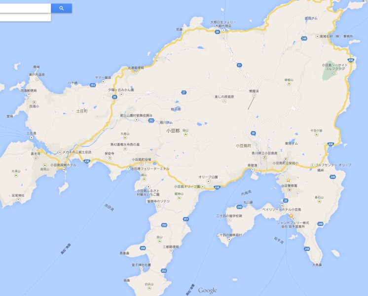 小豆島地図